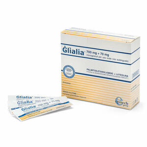 Glialia - Glialia 700mg + 70mg microgranuli uso orale via sublinguale 20 bustine 1,27 g