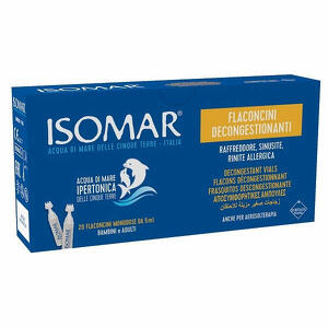 Isomar - Isomar flaconcini decongestionanti soluzione ipertonica 20 flaconcini 5ml