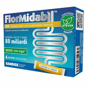 Flormidabil - Flormidabil stop 6 bustine con stevia