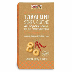 Puglia sapori - Puglia sapori tarallini al peperoncino con olio extravergine di oliva 180 g