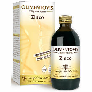 Giorgini - Olimentovis oligoelemento zinco liquido analcolico senza zuccheri 200ml 40 dosi