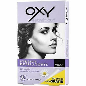 Oxy - Oxy strisce depilatorie viso 20 pezzi