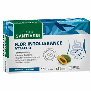 Santiveri - Flor intollerance attacco 30 capsule