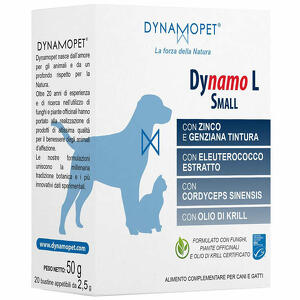 Dynamopet - Dynamo l small 20 bustine appetibili da 2,5 g
