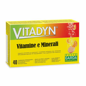 Vitadyn - Vitadyn vitamine/minerali 40 compresse effervescenti in 2 tubi