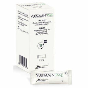 Vulnamin - Vulnamin pwd medicazione interattiva in polvere di sodio jaluronato e aminoacidi 2 stick pack