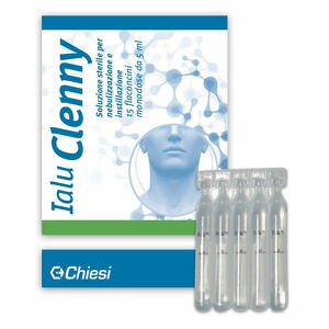 Clenny - Ialu clenny 15 flaconcini 5ml soluzione sterile per nebulizzazione e instillazione con acido ialuronico
