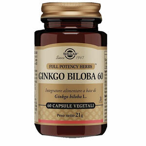 Solgar - Ginkgo biloba 60 60 capsule vegetali
