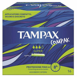Tampax - Tampax compak super 16 pezzi