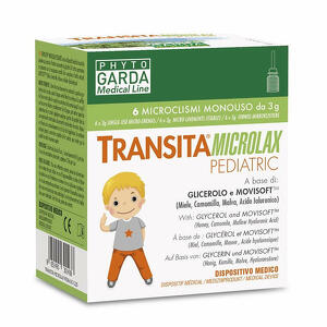 Phyto garda - Transita microlax pediatric 6 microclismi da 3 g