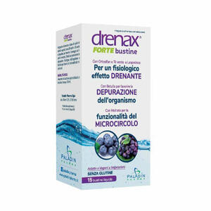 Drenax - Drenax forte mirtillo e uva 15 bustine