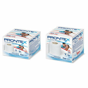 Prontex - Benda in cotone prontex fixa tape m 10 x 3,8 cm bianco