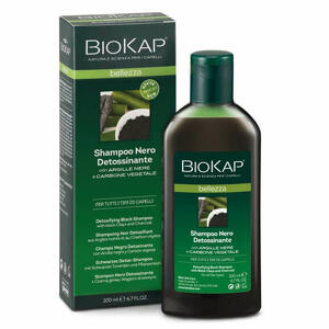 Biokap - Biokap bellezza shampoo nero detossinante 200ml biosline