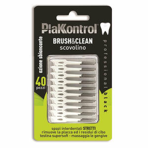 Plakkontrol brush&clean - Plakkontrol brush & clean carbon 40 pezzi