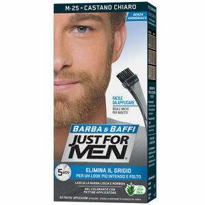 Castano chiaro - Just for men barba & baffi m25 castano chiaro 51 g
