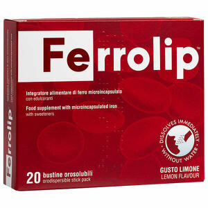 Ferrolip - Ferrolip 20 bustine orosolubili gusto limone