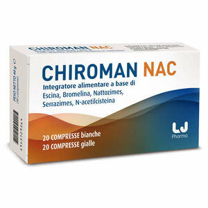 Lj pharma - Chiroman nac 20 compresse bianche + 20 compresse gialle