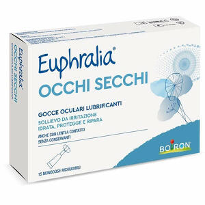 Euphralia - Gocce oculari lubrificanti euphralia occhi secchi 15 monodose richiudibili x 0,5ml