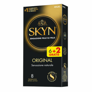 Skyn - Akuel skyn original sensazione naturale 6 pezzi + 2 omaggio