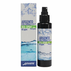 Aessere - Argento colloidale plus deodorante spray 75ml + 25ml