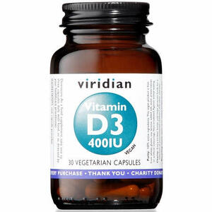 Natur - Viridian vitamin d3 400iu 30cps