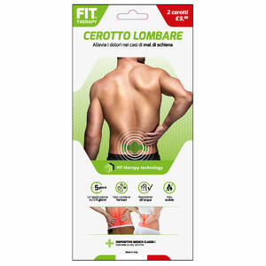 Fit therapy - Fit therapy cerotto lombare 2 pezzi