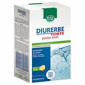 Diurerbe - Esi diurerbe forte pocket drink limone 24 x 20ml