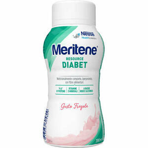 Meriteneresourcediabet - Meritene resource diabet fragola alimento iperproteico 28 vitamine e minerali 200ml