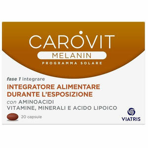 Carovit - Carovit melanin programma solare 20 capsule