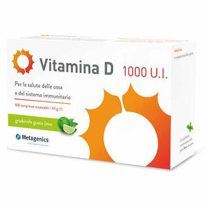 Metagenics - Vitamina d 1000 ui 168 compresse masticabili