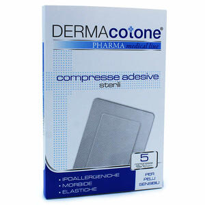 Dermacotone - Compressa adesiva dermacotone 10x15cm 5 pezzi