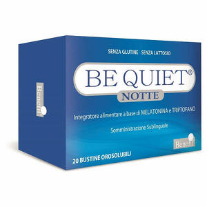 Be quiet - Be quiet notte 1mg 20 bustine 1,3 g