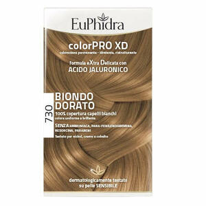 Euphidra - Euphidra colorpro xd 730 biondo dorato gel colorante capelli in flacone + attivante + balsamo + guanti