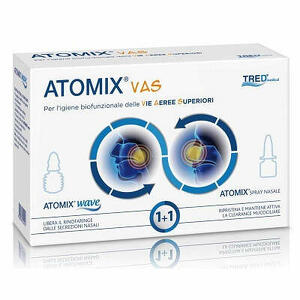 Tred - Atomix vas kit per igiene funzionale delle vie aeree superiori atomic wave + spray