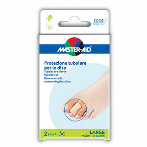 Master Aid - Protezione tubolare in gel master-aid footcare elasticizzato large 7,5 cm 20 mm 2 pezzi c5