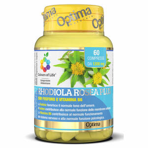 Colours of life - Colours of life rhodiola rosea plus 60 compresse 1200mg