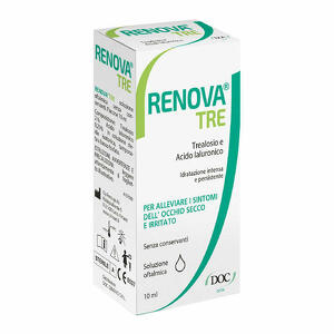 Renova - Renova tre collirio a base di trealosio e acido ialuronico 10ml senza conservanti