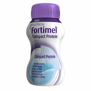 Fortimel - Nutricia fortimel compact protein gusto neutro 4 bottiglie da 125ml