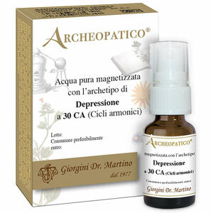 Giorgini - Archeopatico acqua pura magnetizzata con archetipo depressione a 30 cicli armonici 10ml