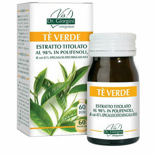 Giorgini - Te verde estratto titolato 30 g 60 pastiglie