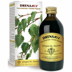 Giorgini - Drenamix gemmoderivato + estratto integrale senza alcool 200ml 40 dosi