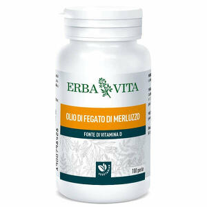 Erba vita - Olio fegato merluzzo 100 perle 453mg