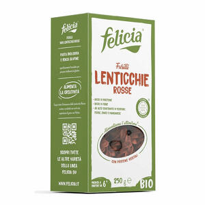 Felicia - Bio fusilli di lenticchie rosse 250 g