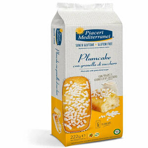 Piaceri mediterranei - Plumcake granella zucchero 6 pezzi 37 g