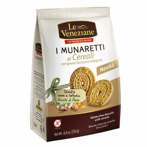 Le veneziane - Munaretti biscotti cereali grano saraceno integrale 250 g