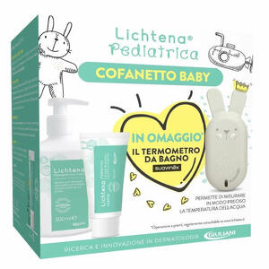 Lichtena - Cofanetto neonato contenente crema 50ml + detergente 300ml + omaggio suavinex