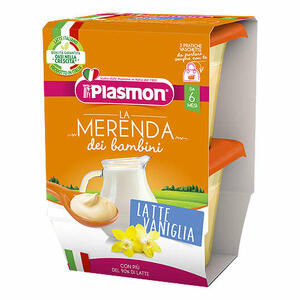 Plasmon - Plasmon la merenda dei bambini merende latte vaniglia asettico 2 x 120 g