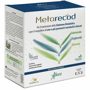Aboca - Metarecod 40 bustine granulari x 2,5g gusto arancia e pesca