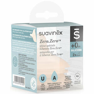 Suavinex - Tettarella biberon speciale allattamento 2 pezzi zero zero
