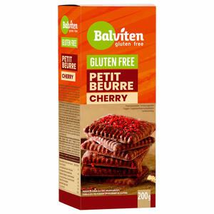 Balviten - Petit beurre biscotti cherry cioccolato e ciliegie liofilizzate 200 g